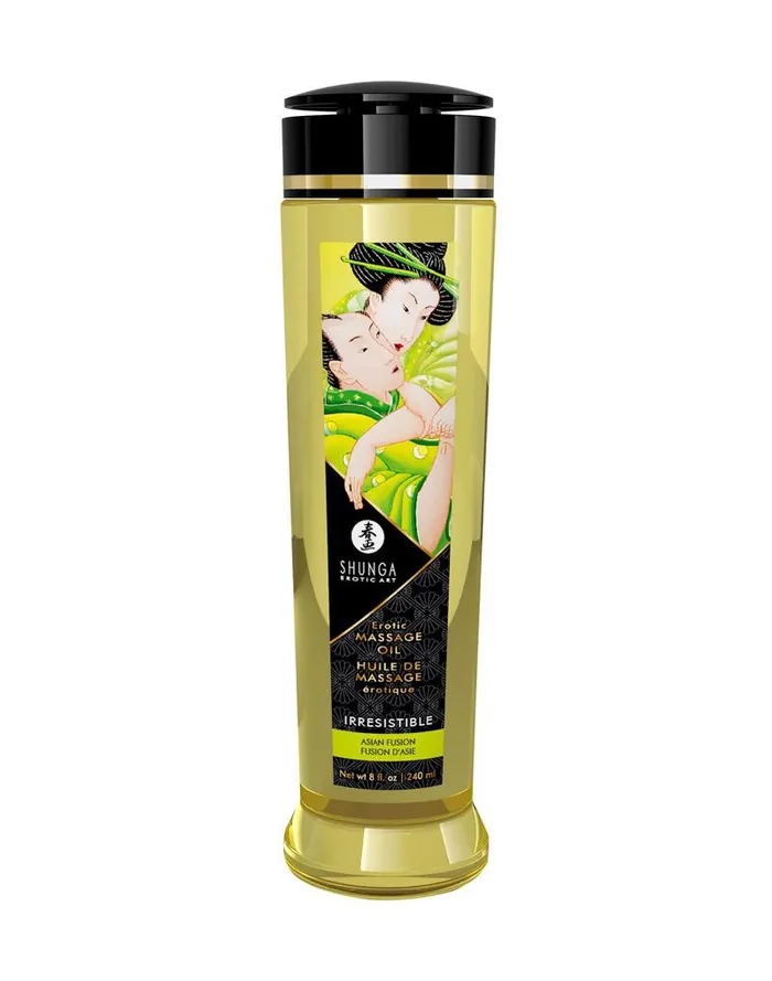 Shunga Vibrators | Shunga - Massageolie - Irresistble Asion Fusion - 240 ml