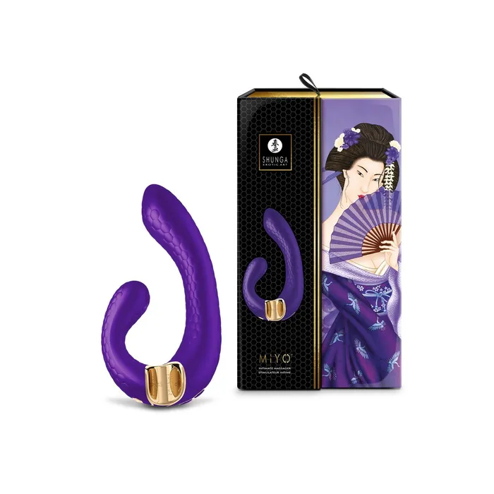 Shunga Vibrators | Vibratore Doppia Stimolazione Shunga Miyo Viola