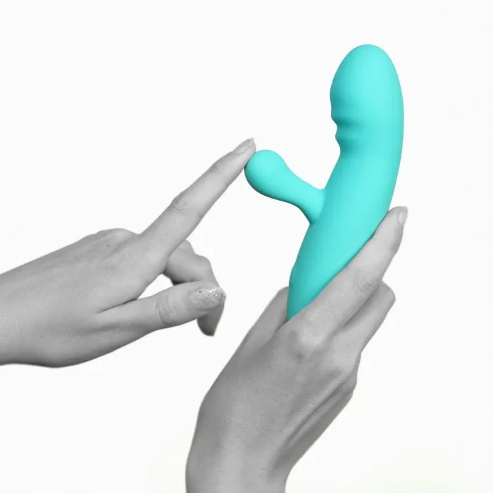 Skins Vibrators | Skins - Touch The Rabbit - Rabbit Vibrator - Turquoise