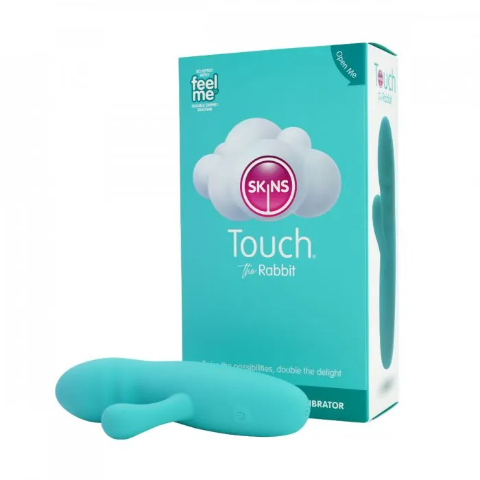 Skins Vibrators | Skins - Touch The Rabbit - Rabbit Vibrator - Turquoise