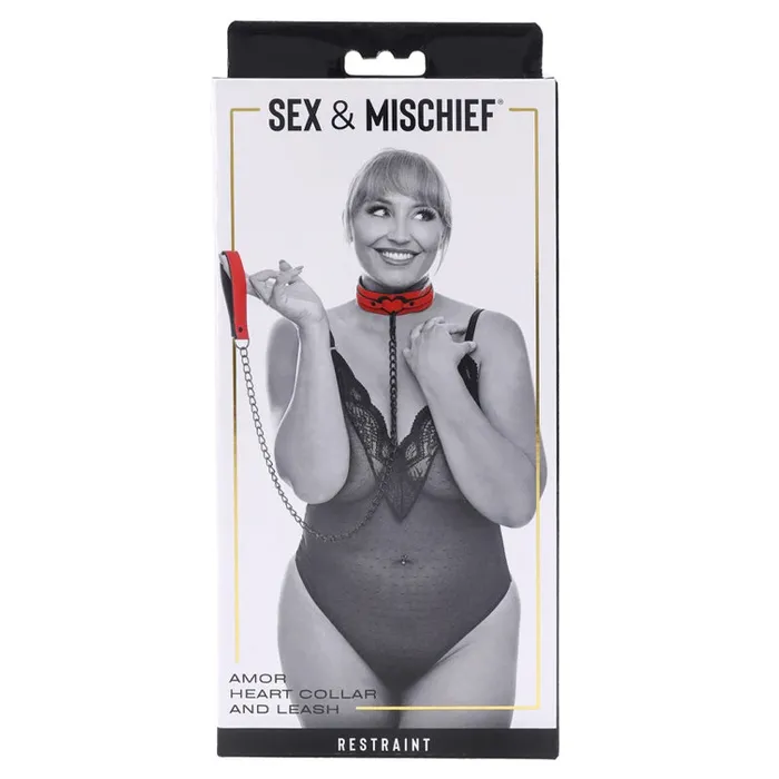 Sportsheets Couples Sex Mischief Amor Collar and Leash