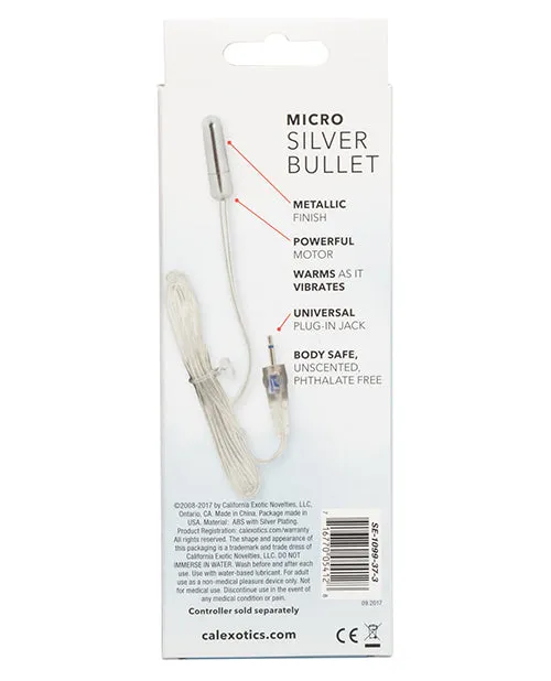 Sterling Bullet Micro Size Silver Bullet | Sterling Collection Female Sex Toys