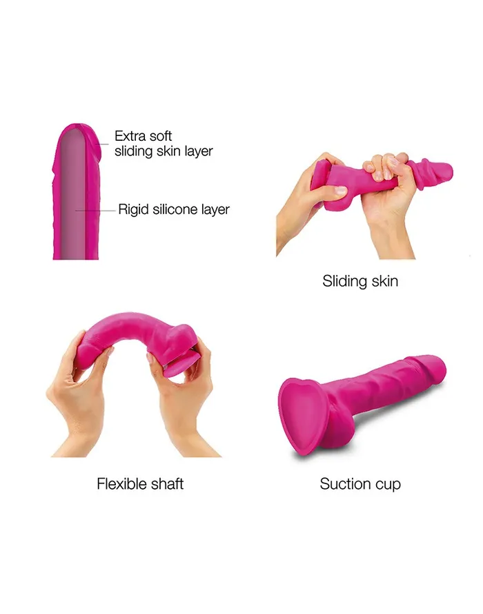 Strap-On-Me - Sliding Skin Realistische Dildo - Roze | Strap-On-Me Female Sex Toys