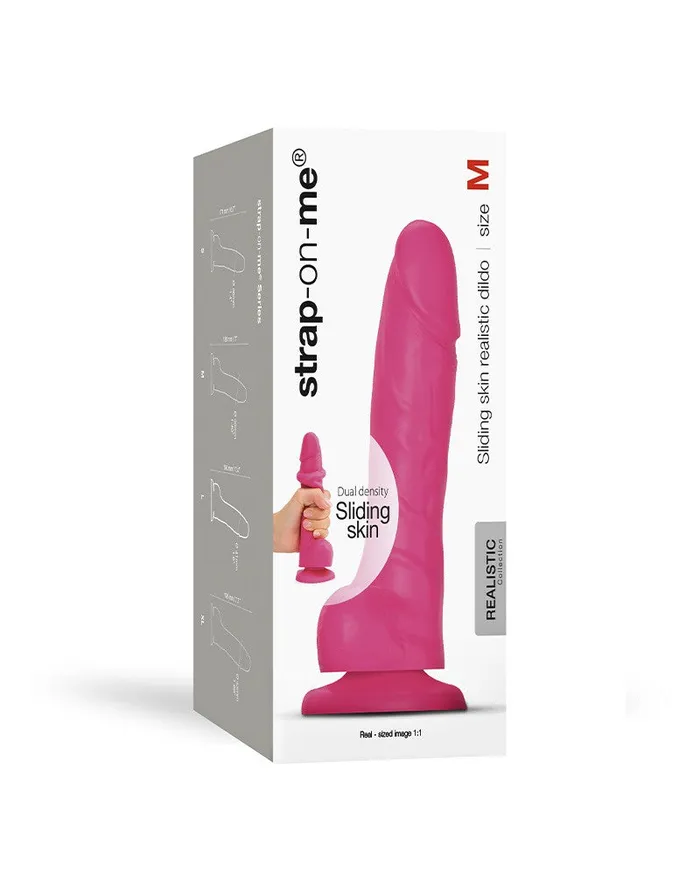 Strap-On-Me - Sliding Skin Realistische Dildo - Roze | Strap-On-Me Female Sex Toys