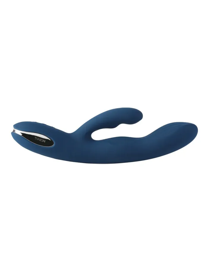 Svakom - Aylin - Rabbit Vibrator Met Vibrerende Tip - Blauw | SVAKOM Female Sex Toys