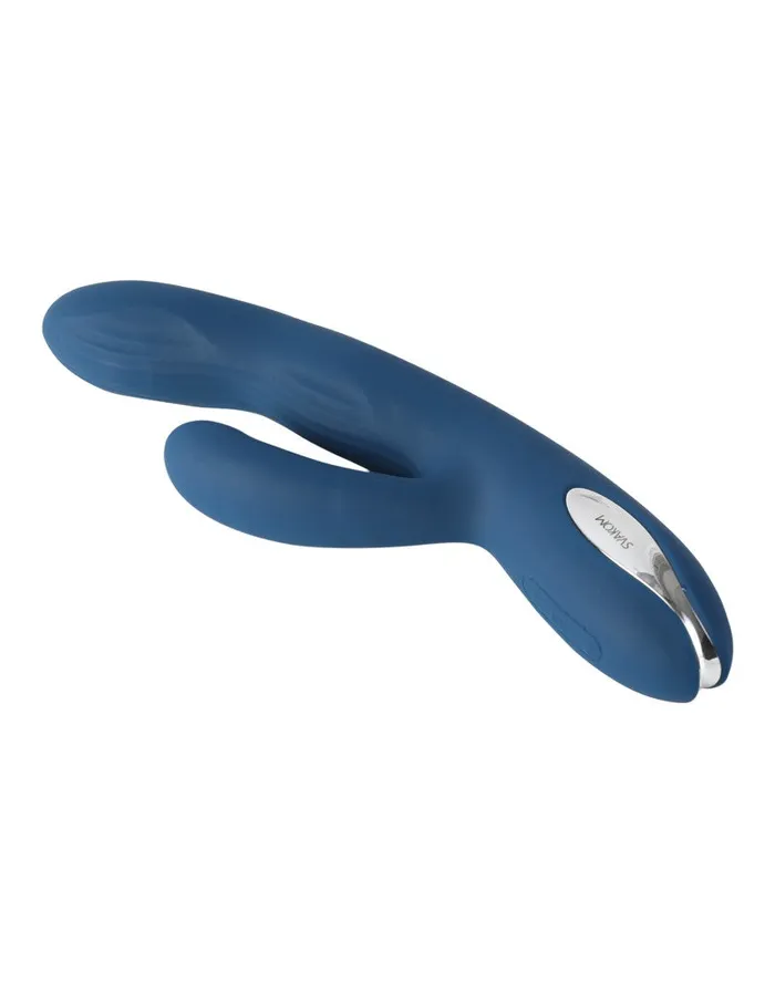 Svakom - Aylin - Rabbit Vibrator Met Vibrerende Tip - Blauw | SVAKOM Female Sex Toys