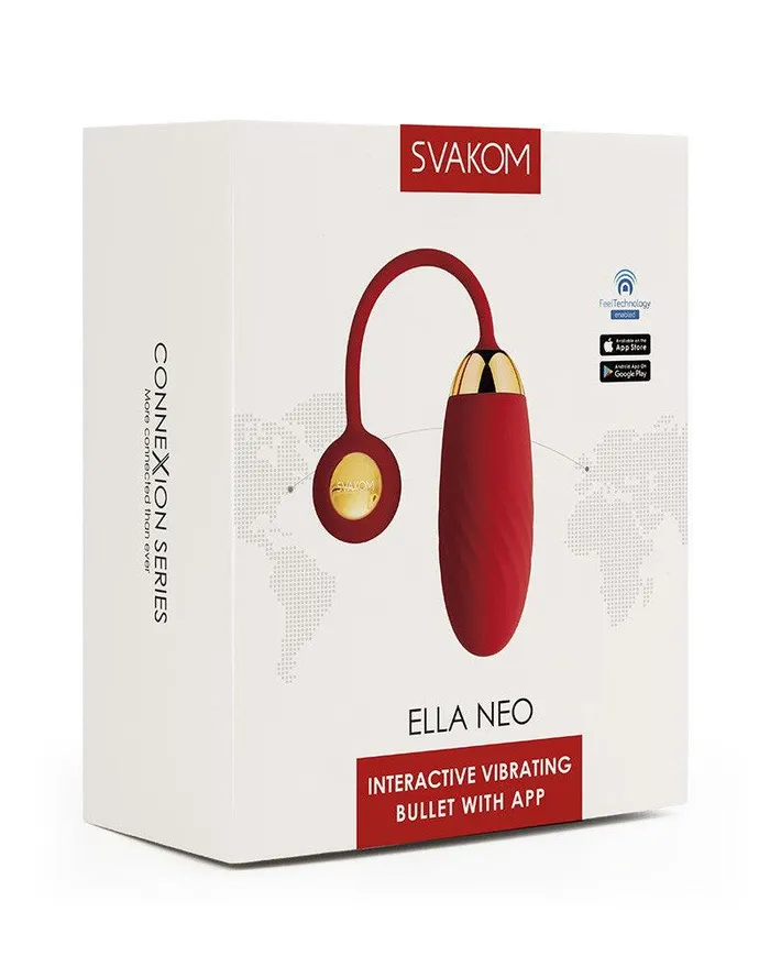 SVAKOM Svakom - Connexion Series Ella Neo App Controlled ergonomische Bullet Vibrator | Female Sex Toys