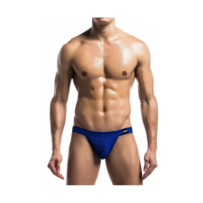 Tanga Mob Eroticwear Azzurro XL Mob Eroticwear Male Sex Toys