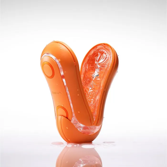 Tenga Male Sex Toys | Tenga - Flip Orb Masturbator - Sunset Orange