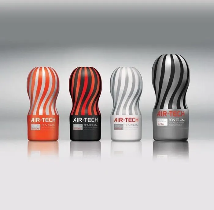 Tenga Male Sex Toys | Tenga - Vacuum Controller (VC) Air-Tech Vacuum Cup Masturbator - Regular - Rood/Zilver