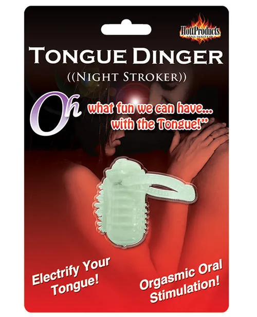 Tongue Dinger Glow in the Dark Night Stroker Tongue Dinger Male Sex Toys