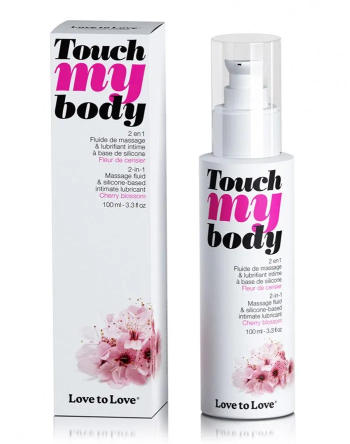 Touch my Body - Glijmiddel En Massageolie 2 In 1 - Kersenbloesem | Love to Love Female Sex Toys