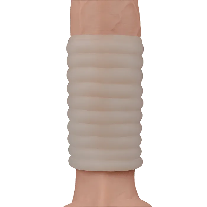 Vibrating Wave Knights Guaina Fallica Stimolante con Vibrazione - Bianco | Lovetoy Female Sex Toys