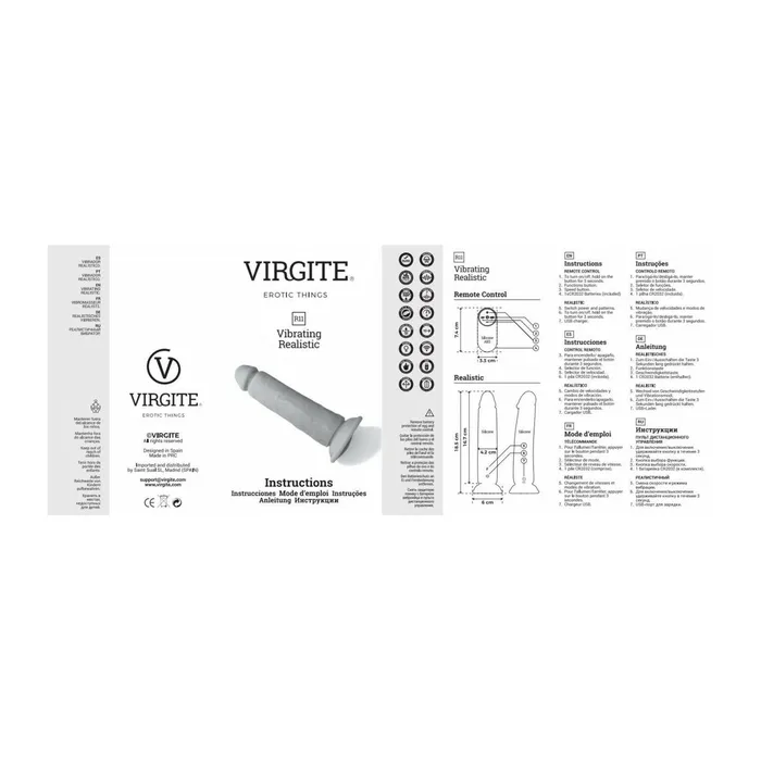 Vibratore Realistico Virgite Rosa | Virgite Vibrators