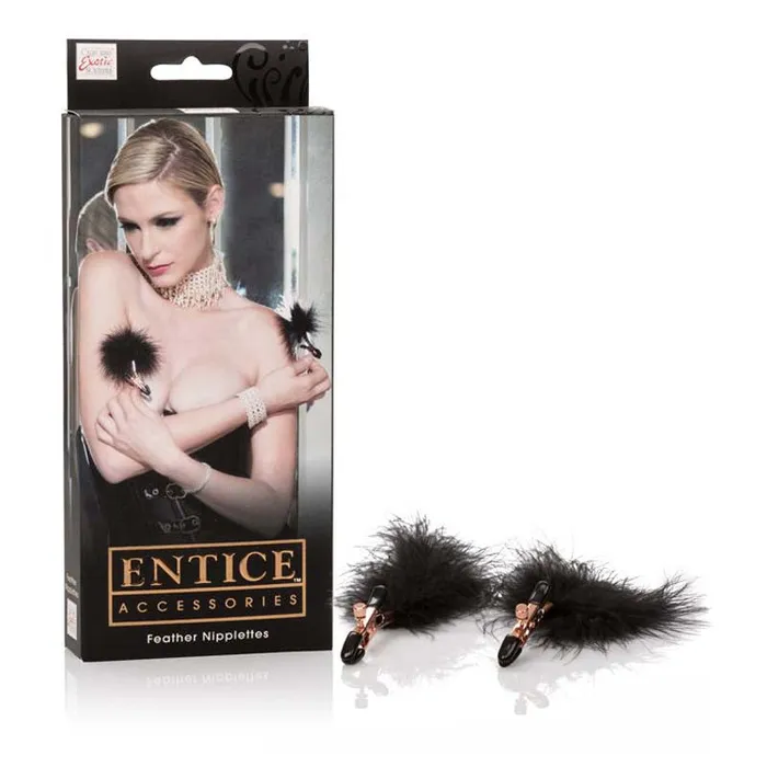 Vibrators California Exotic Entice Feather Nipplettes