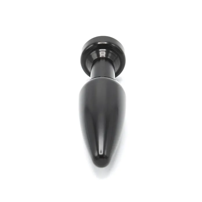 Vibrators | Kiotos - Aluminum Buttplug Met Kristal - Zwart - Kiotos