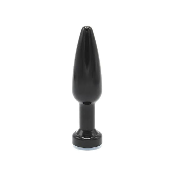 Vibrators | Kiotos - Aluminum Buttplug Met Kristal - Zwart - Kiotos