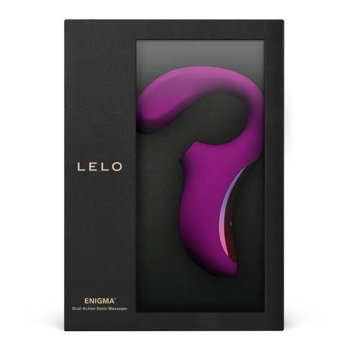 Vibrators | Lelo LELO Enigma Dual Action Sonic Massager - Cerise