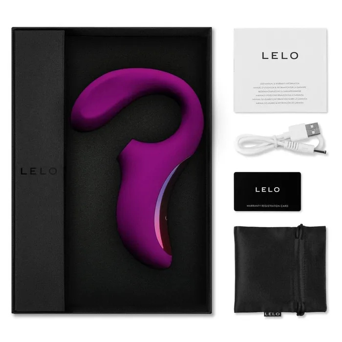 Vibrators | Lelo LELO Enigma Dual Action Sonic Massager - Cerise