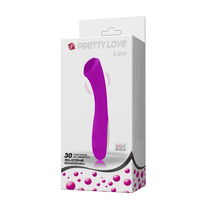 Vibrators | Len Vibratore Punto G con Rilievi Stimolanti e 30 diverse modalità di vibrazione - Pretty Love