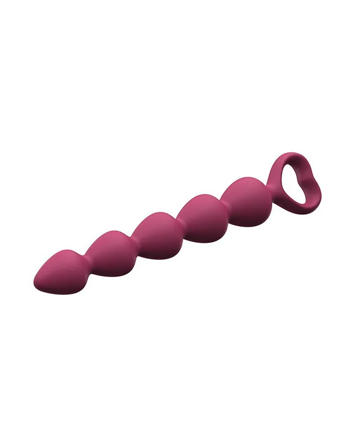 Vibrators | Love to Love Love to Love - Anaal Ketting Met Hartvormig Handvat BING BANG - Roze - Maat M