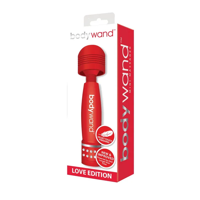 Vibrators Mini Bacchetta Massaggiante Love Edition Rossa Bodywand 7679 Rosso Bodywand