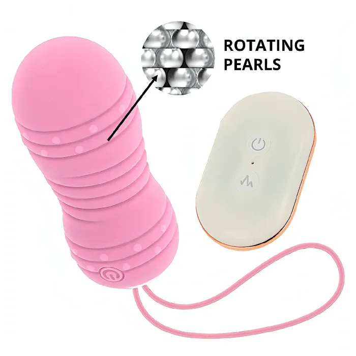 Vibrators Ovetto Vibrante Wireless con Perle Roteanti Ohmama