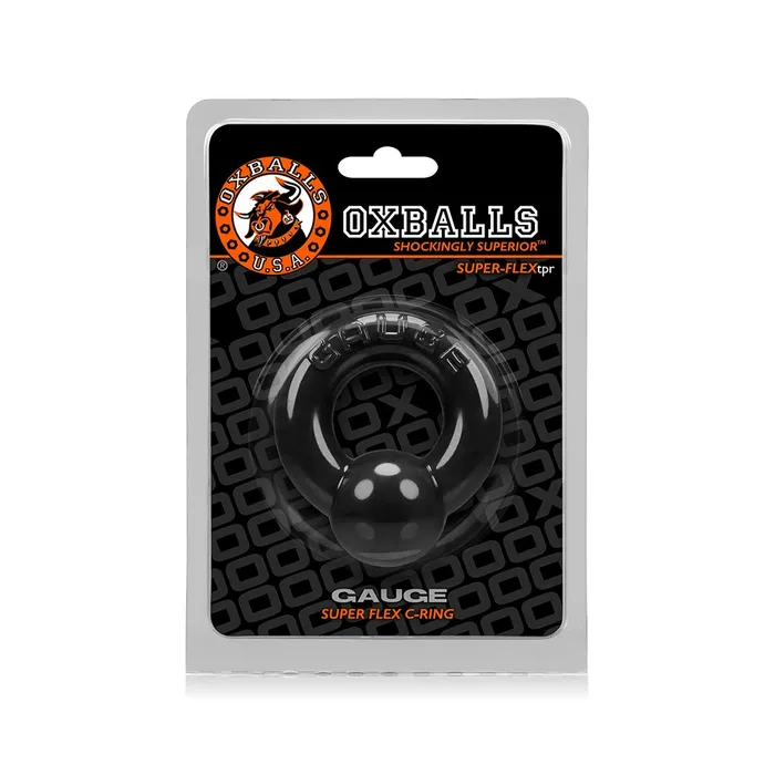 Vibrators | Oxballs (D) Oxballs - Gauge Cockring - Zwart