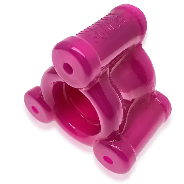 Vibrators Oxballs D Oxballs Heavy Squeeze Ballstretcher met Gewicht Hot Pink