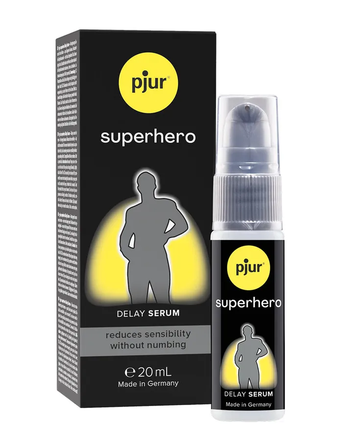 Vibrators Pjur Pjur Superhero Delay Serum Orgasmevertragend