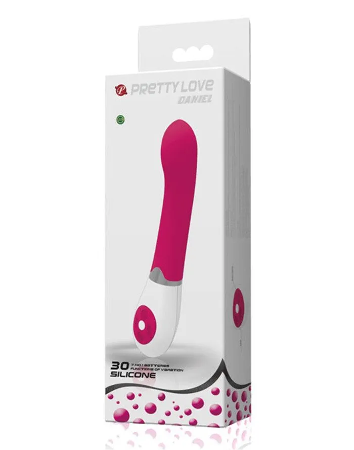 Vibrators | Pretty Love Pretty Love - Daniel - Klassieke Siliconen Basis Vibrator - Roze