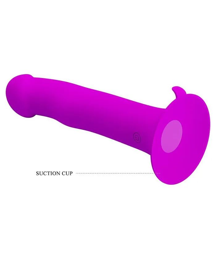 Vibrators | Pretty Love Pretty Love - Murray - Vibrerende Dildo - 19 cm - Dieproze - USB Oplaadbaar - Siliconen