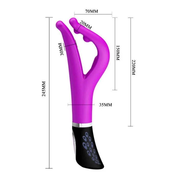 Vibrators | Pretty Love Vibratore design doppia funzione - Basil