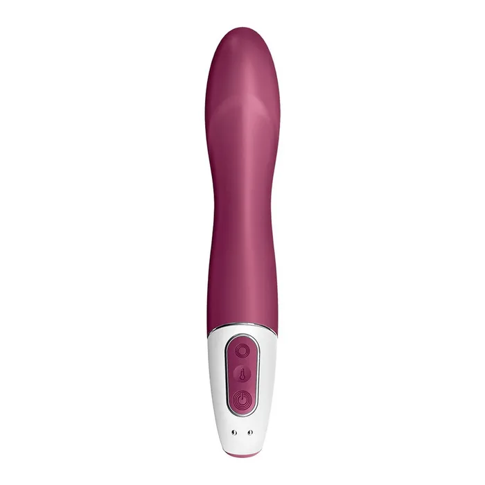 Vibrators | Satisfyer Big Heat Warming G-Spot Vibrator - Red Wine