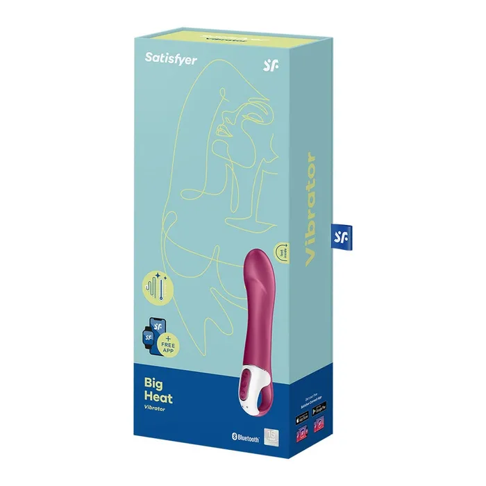 Vibrators | Satisfyer Big Heat Warming G-Spot Vibrator - Red Wine