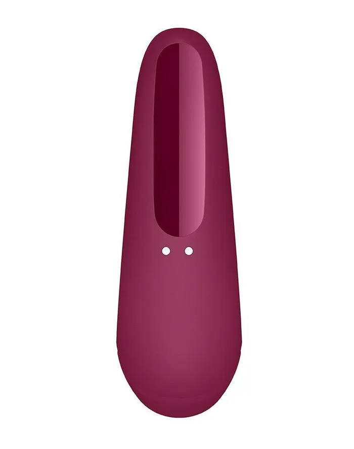 Vibrators | Satisfyer - Curvy 1+ Rose Red App Connect Clitoris Vibrator - Satisfyer