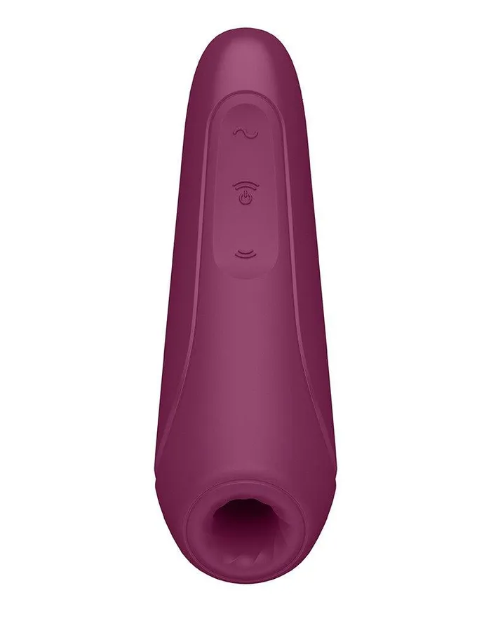 Vibrators | Satisfyer - Curvy 1+ Rose Red App Connect Clitoris Vibrator - Satisfyer