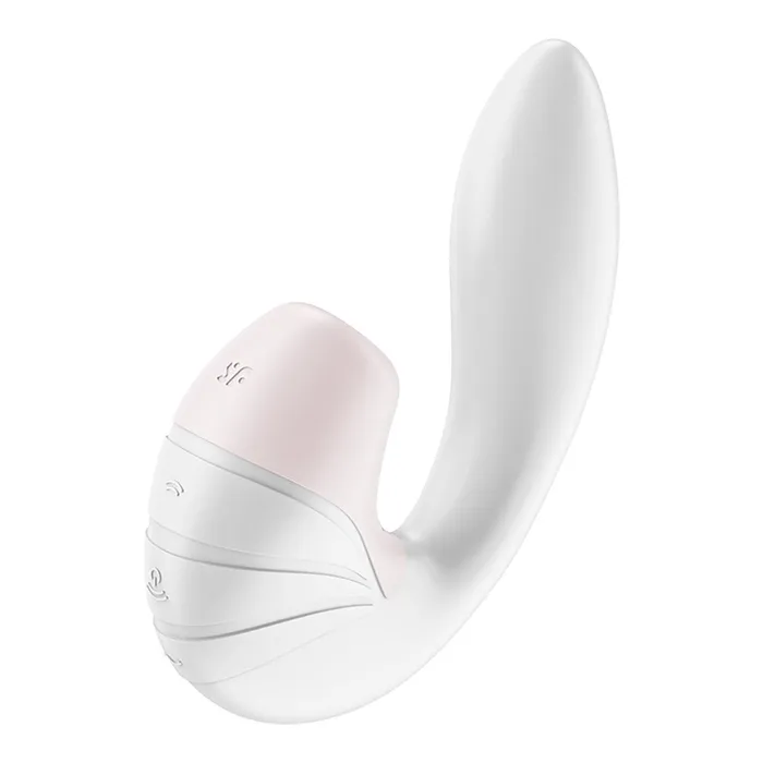 Vibrators Satisfyer Insertable Double Air Pulse Vibrator Supernova White