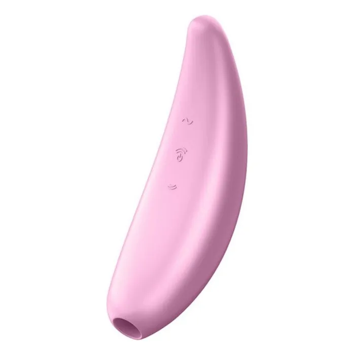 Vibrators Satisfyer Succhia Clitoride Satisfyer Curvy 3 Rosa