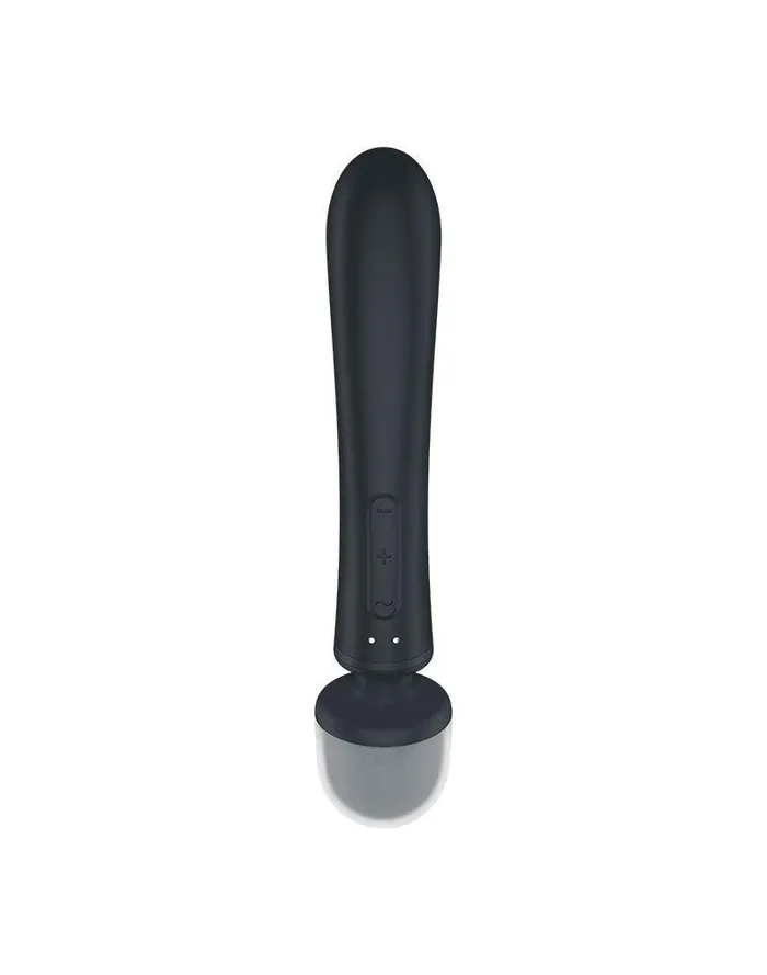 Vibrators | Satisfyer - Triple Lover - 2-in-1 Wand en Rabbit Vibrator - Zwart - Satisfyer