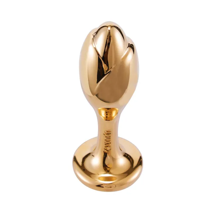 Vibrators | Sevanda Sevanda - Flogger met Sleutelhanger, Bedel en Tulpvormige Buttplug - Wit/Goud