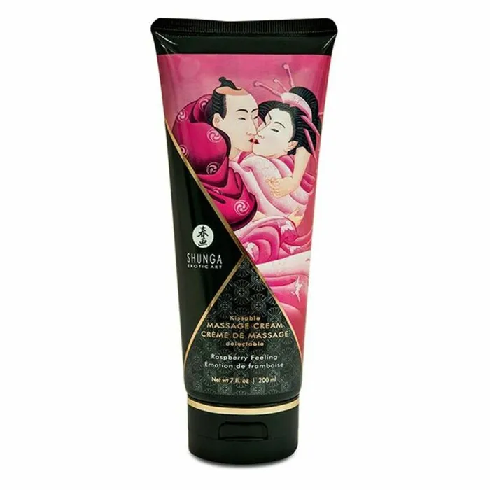 Vibrators Shunga Crema per Massaggi Shunga 200 ml Lampone