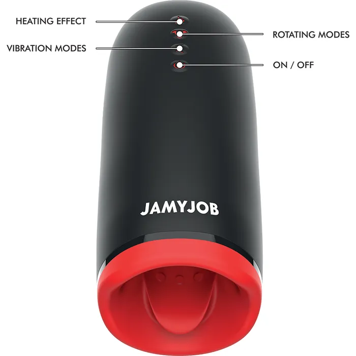 Vibrators | Spin-X Masturbatore Riscaldante, Vibrante e Roteante - JamyJob