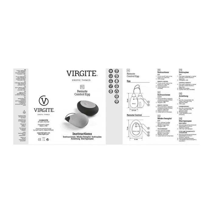 Vibrators | Virgite Dispositivo per Allenamento del Pavimento Pelvico Virgite