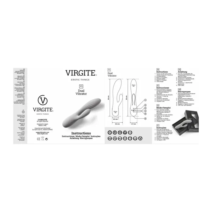 Virgite Vibratore per il Punto-G Virgite Viola | Vibrators