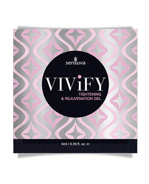 Vivify Tightening Rejuvenation Gel 6 ml Single Use Packet Sensuva Enhancers