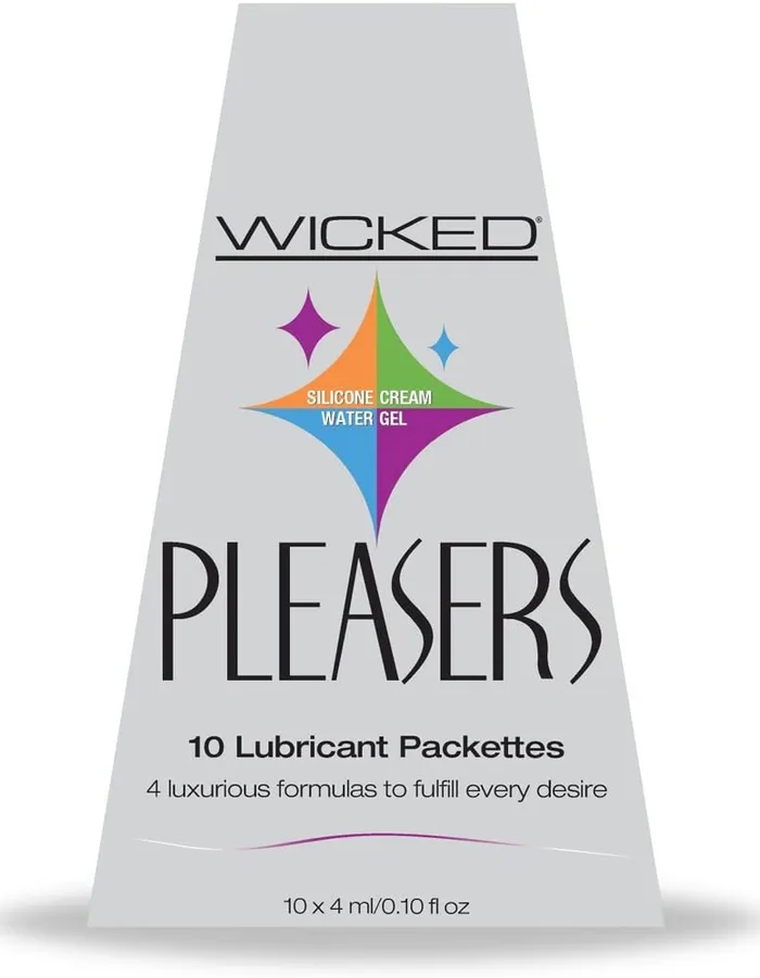 Wicked Sensual Pleasers Variety Pack Refill Flavoured Lubricant Wicked Sensual Sexual Health Wellbeing