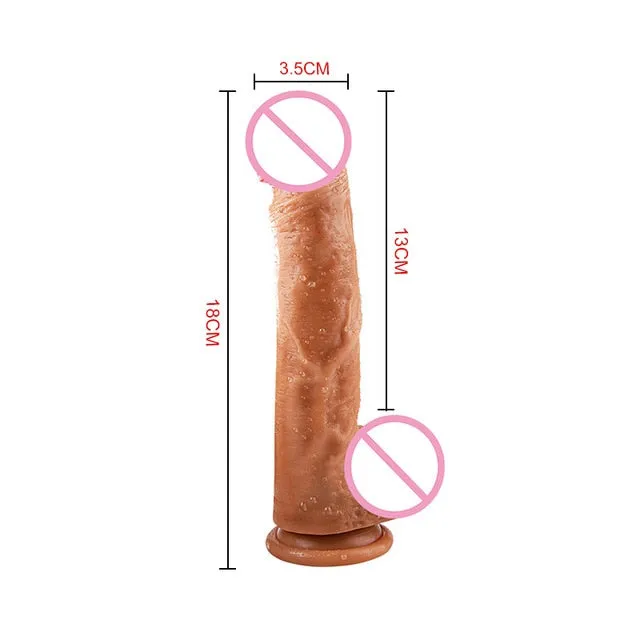 Woman Soft Dildo Butt Plug Realistic Strong Suction Cup Sexual Toy for Adult G-point Sex Toys | YSGLIFE Anal