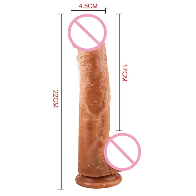 Woman Soft Dildo Butt Plug Realistic Strong Suction Cup Sexual Toy for Adult G-point Sex Toys | YSGLIFE Anal