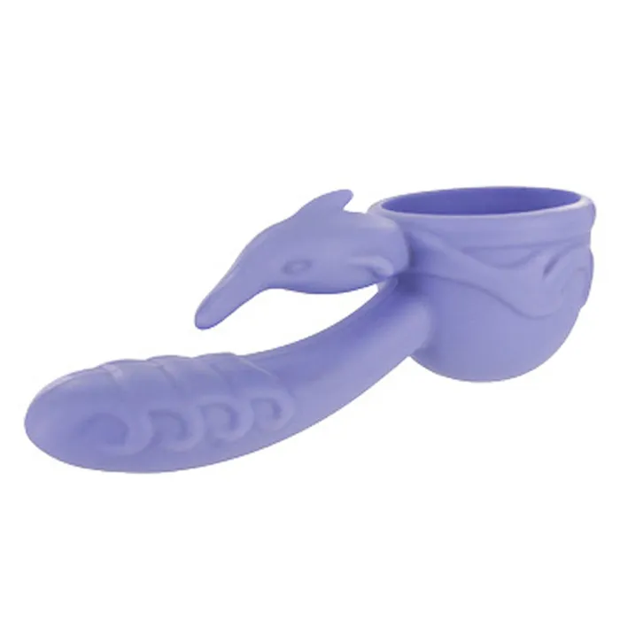 XR Brand Dual Pleasure Silicone Dolphin Wand Attachment | Female Sex Toys